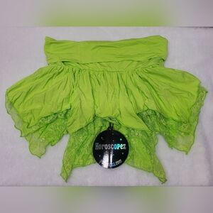 NWT Y2k Dollskill Women's Skirt Neon Green